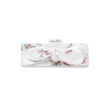 Aster & Oak Primrose Headband - White Floral Baby Accessory