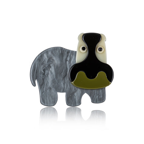 Hippo brooch outlet