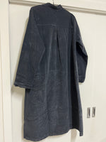 Corduroy Shirt Dress - Anthracite