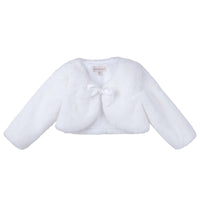 Sassy Baby Faux Fur Jacket - Ivory