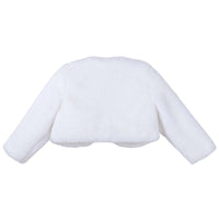 Sassy Baby Faux Fur Jacket - Ivory