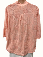 Schiffli Shirt - Pink