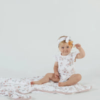 Aster & Oak Primrose Baby Wrap - Floral Baby Blanket