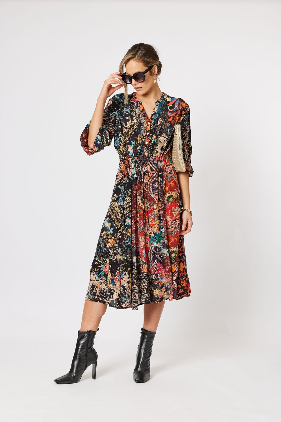 Akira Print Dress – 2 Fat Ladies