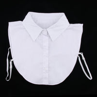 Dickey Faux Collar Top - White